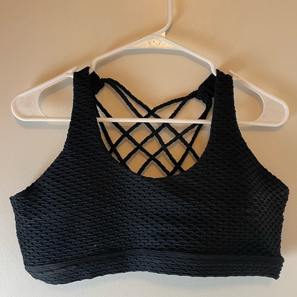 Constantly Varied Gear CVG Butterfly Back Bra in Black Athlete Armour Fabric XXL - Picture 1 of 8